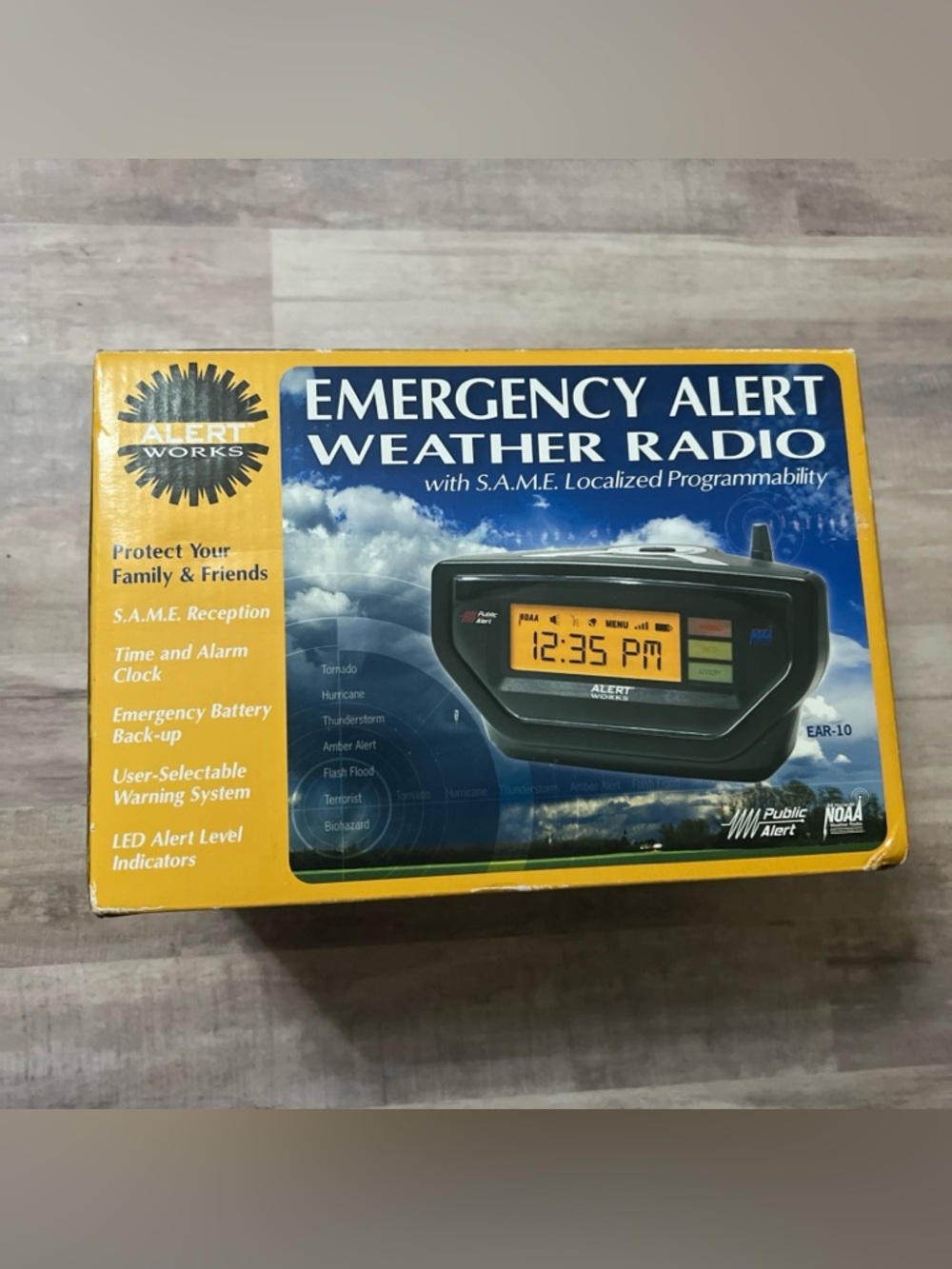 NEW Alert Works EAR-10 NOAA Public Alert Weather Emergency Radio